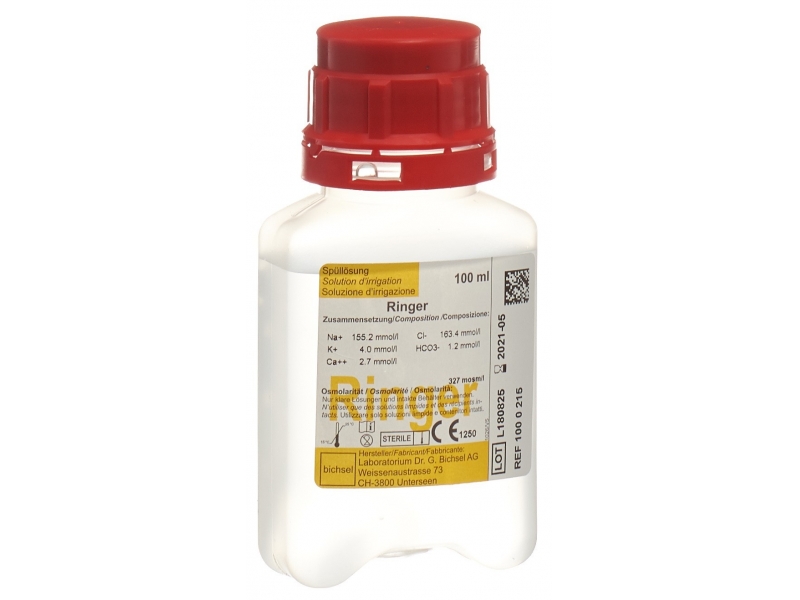 Solution Ringer Bichsel sol rinç 100ml sans dispositif fl plast