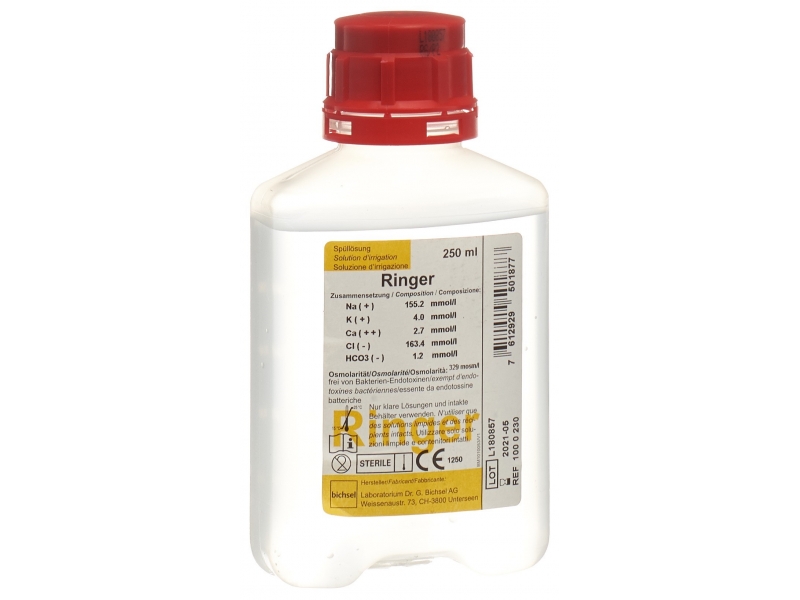 Ringer-Lösung Bichsel sol rinç 250ml sans dispositif fl plast