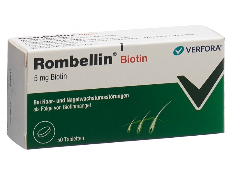 Rombellin cpr 5 mg Biotine 50 pce