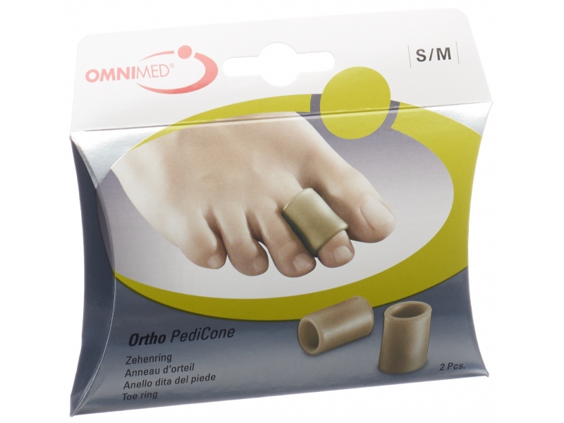 Omnimed ortho pedicone anneau d'orteil S/M 2 pce