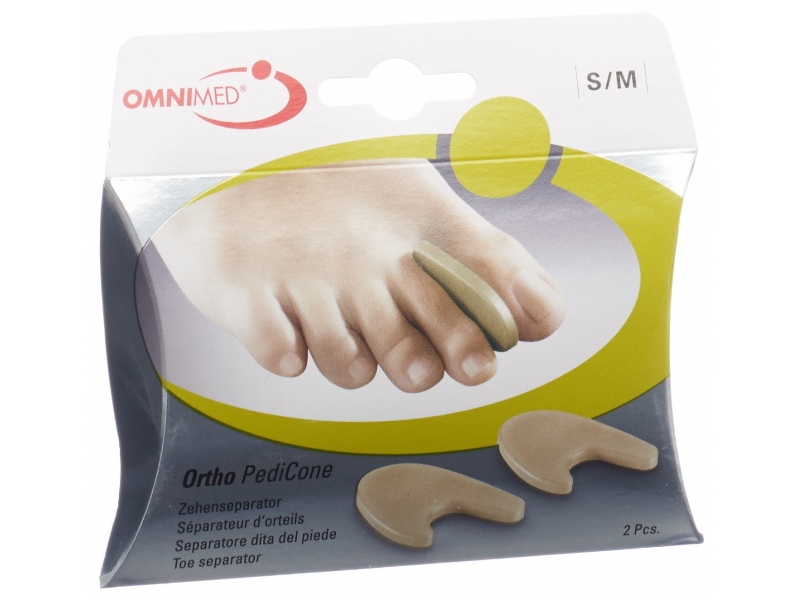 Omnimed ortho pedicone séparateur d'orteils S/M 2 pce