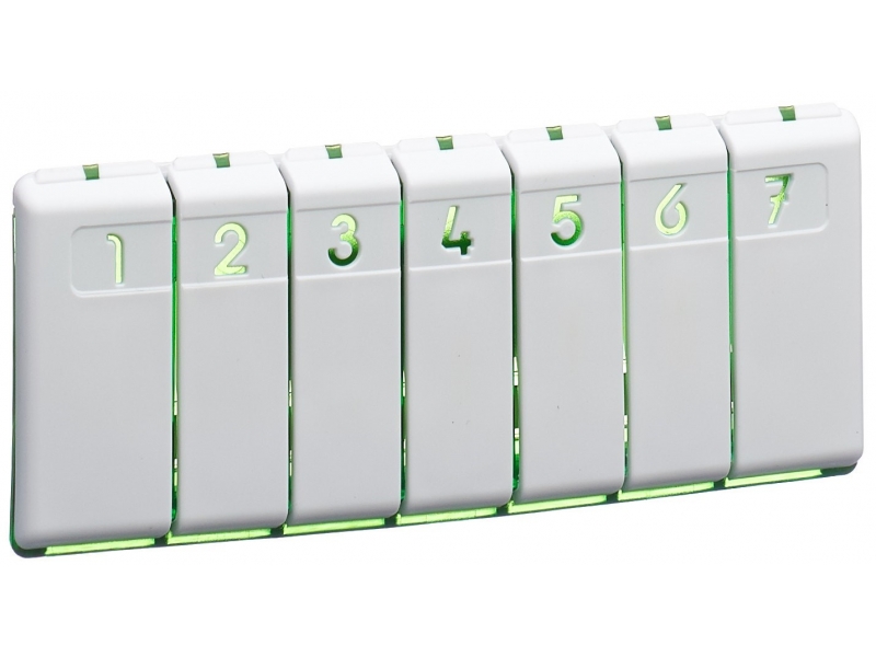 Pilbox City Medikamentenspender 7 Tage Wochenspender