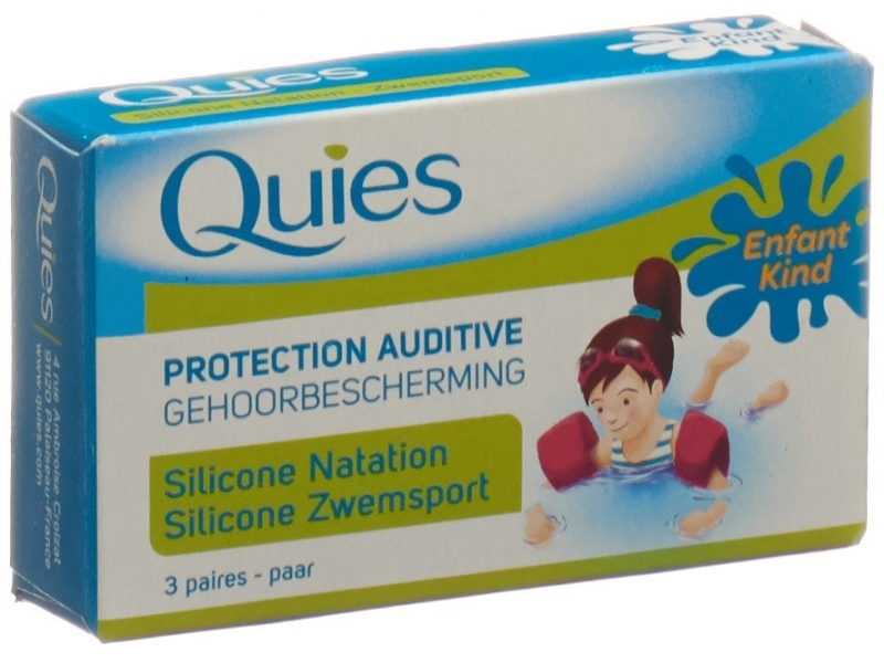 Quies tampons silicone enfants 3 paire