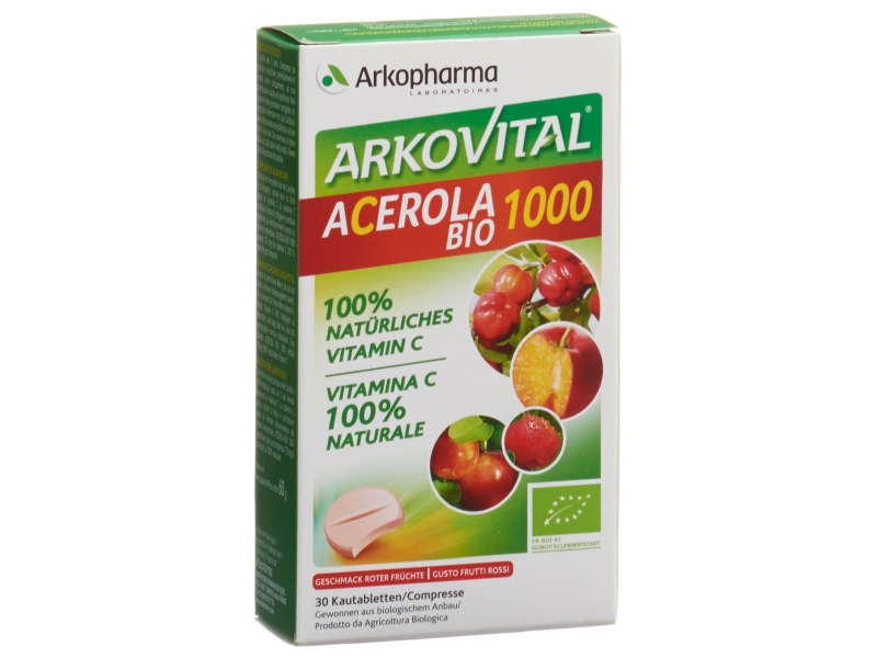Arkovital Acerola Arkopharma cpr 1000 mg bio 30 pce