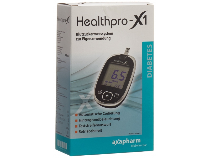 Healthpro-X1 Axapharm glycomètre