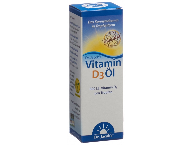 Dr. Jacob's Vitamine D3 huile 20 ml