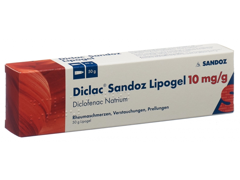 Diclac Sandoz lipogel 10 mg/g tb 50 g
