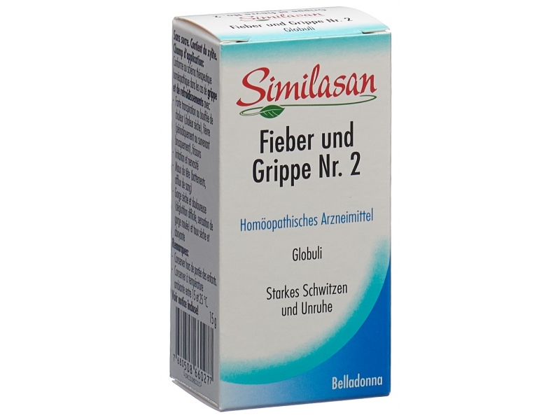 Similasan Grippe et la fièvre No. 2 glob 15 g