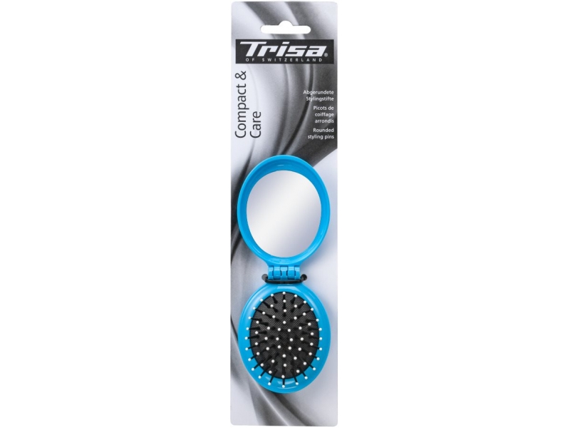 Trisa Basic Travel brosse pliable avec miroir