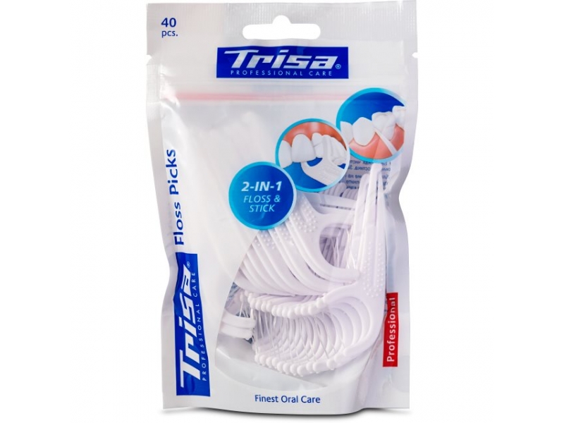 Trisa Floss Picks Professional 40 pce