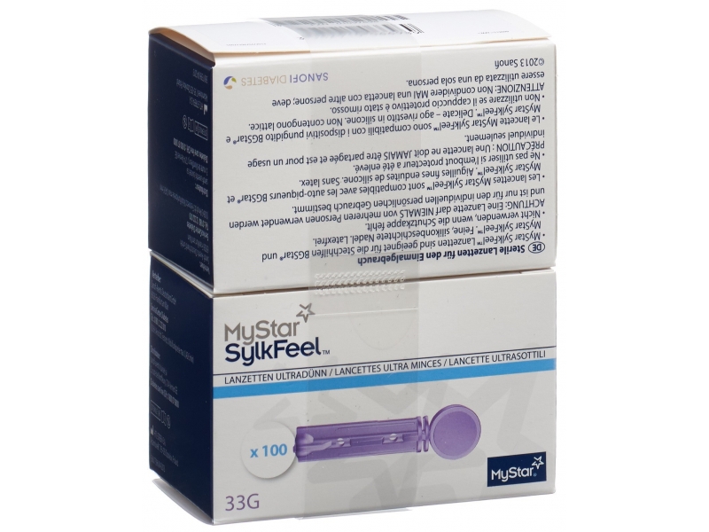 MyStar SylkFeel lancettes 33G 2 x 100 pce