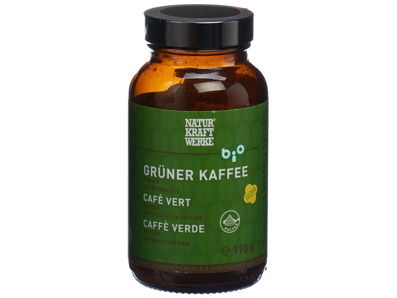 NaturKraftWerke Grüner Kaffee Pulver Bio/kbA 110 g