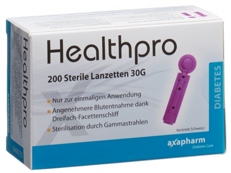 Healthpro lancettes 30G 200 pce