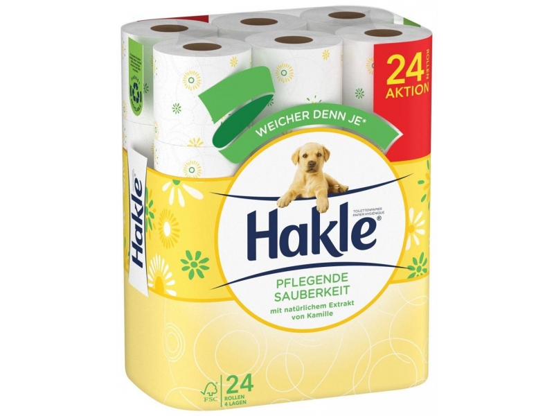 Hakle Pflegende Sauberkeit Toilettenpapier FSC 24 Stk