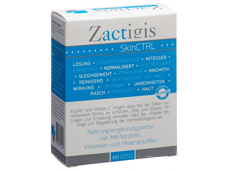 Zactigis SkinCTRL gélules 60 pce