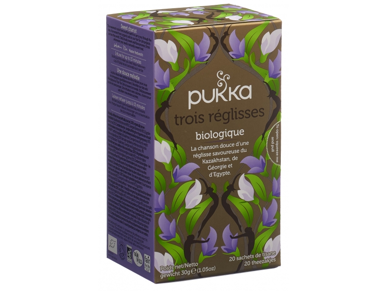 Pukka Trois Réglisses Thé bio sach 20 pce