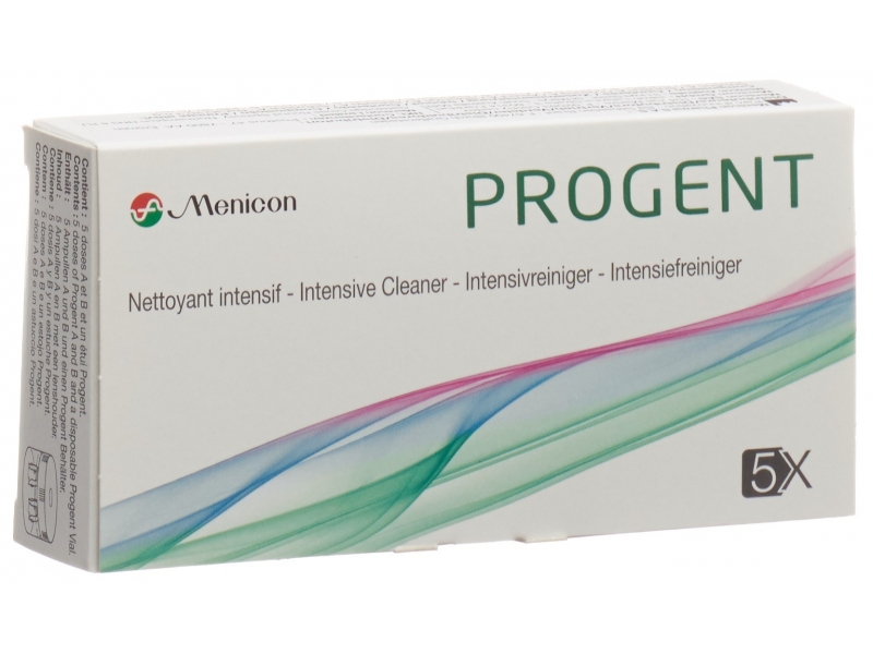 Menicon Progent nettoyant intensif amp 5 pce