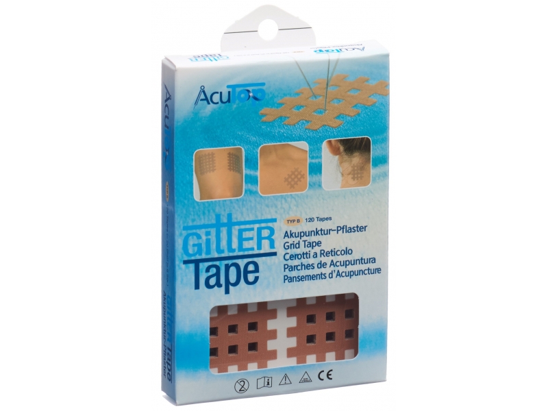 AcuTop Gitter Tape 3.6x2.8cm mittel Typ B 20 x 6 Stk