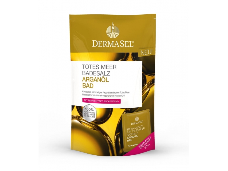 DermaSel sel de bain huile d'argan sach 400 g