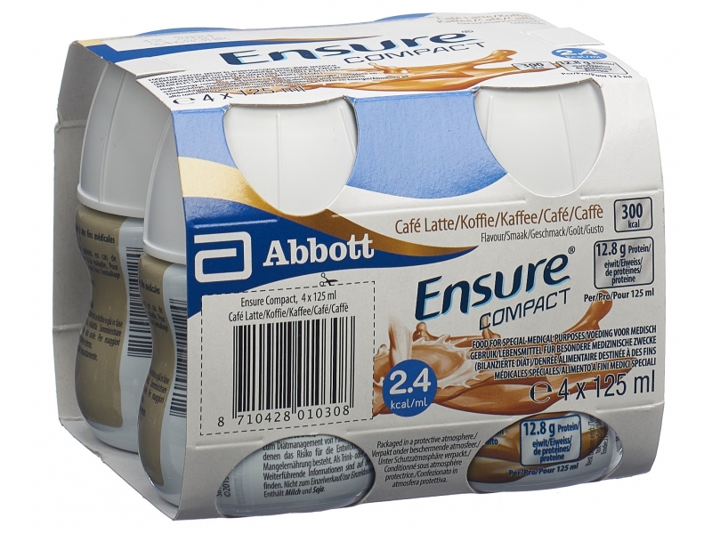 Ensure Compact café 4 x 125 ml