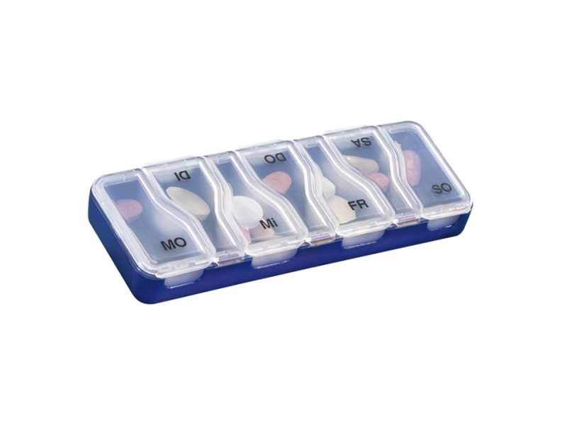 Sahag Medi-7 Uno pilulier 7 jours 1 case par jour bleu allemand