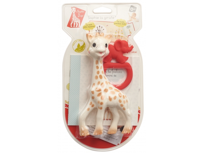 Sophie la girafe et son anneau de dentition