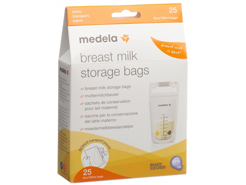Medela sachets pour lait maternel 25 pce