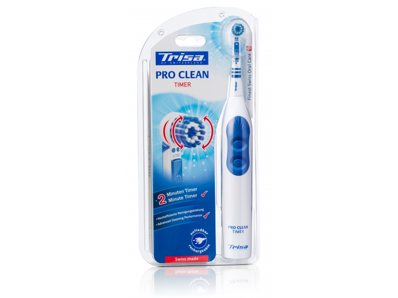 Trisa Pro Clean Timer brosse à dents électrique