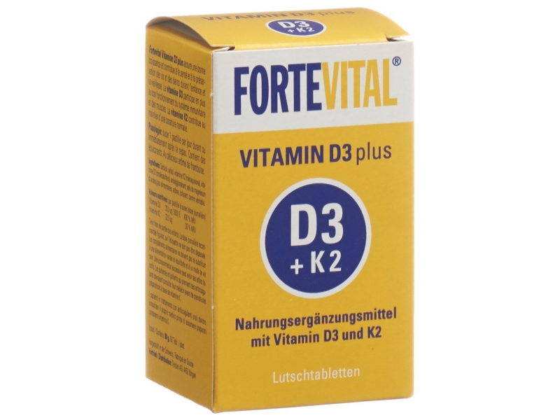 Fortevital Vitamin D3 plus Lutschtabl Ds 60 g