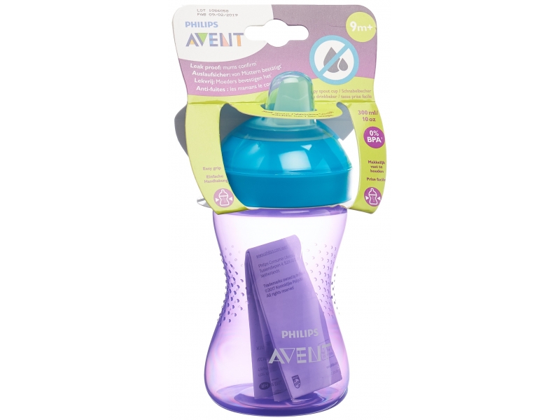 Avent Philips Schnabelbecher weich lila/türkis