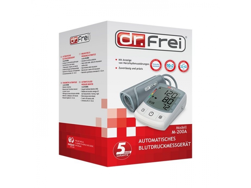Dr. Frei Tensiomètre bras M-200A digital brassard 22-42 cm
