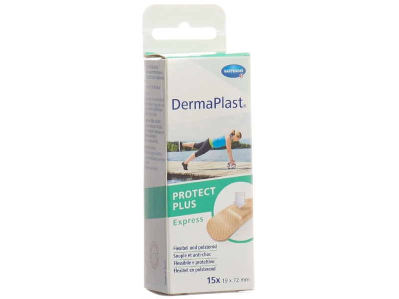 Dermaplast ProtectPlus Express 19mmx72mm 15 Stk