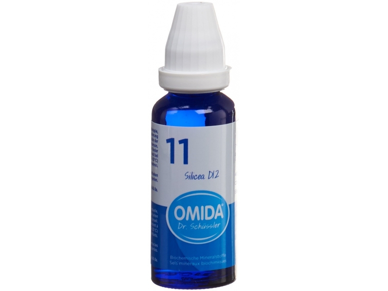 Omida Schüssler no11 silicea dil 12 D fl 30 ml