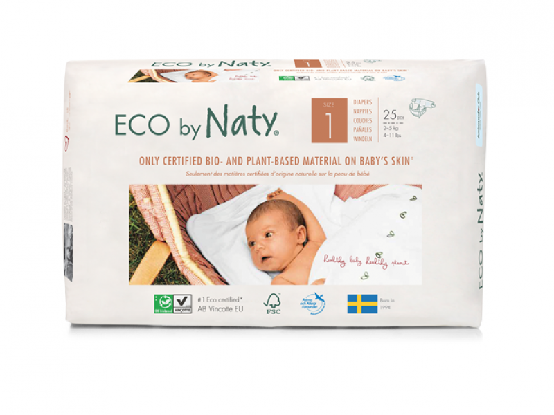 Naty langes new born Nr1 2-5kg 25 pce
