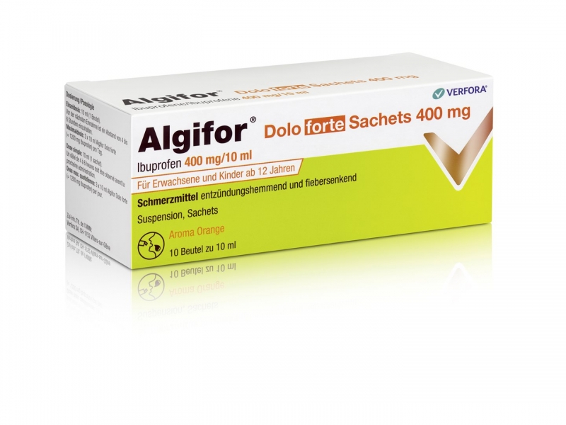 Algifor Dolo forte Susp 400 mg/10ml 10 Btl 10 ml