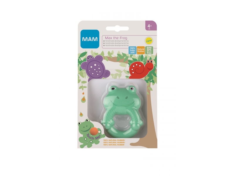 MAM Max the Frog Beissring 4+Monate