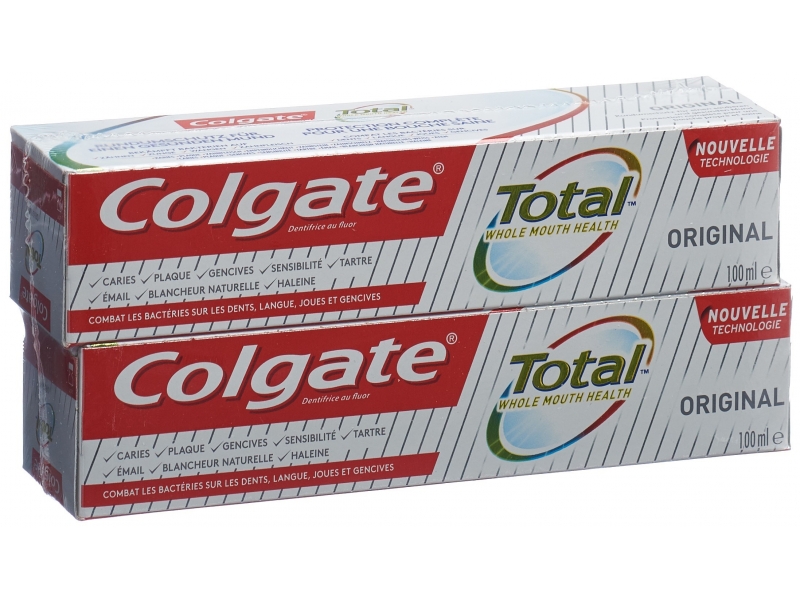 Colgate TOTAL ORIGINAL dentifrice duo 2 x 100 ml