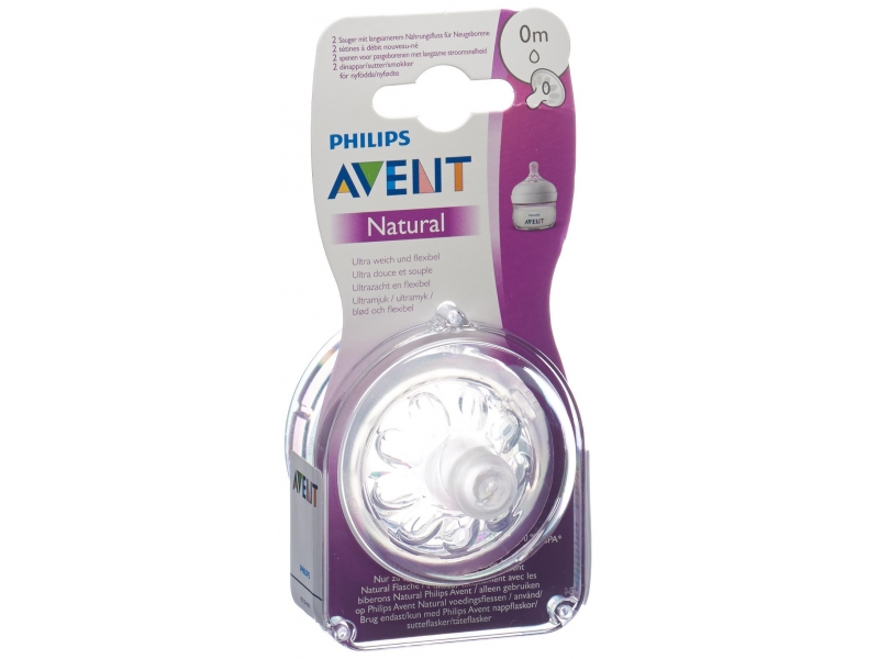 Avent Philips tétine Natural nouveau-né 2 pce