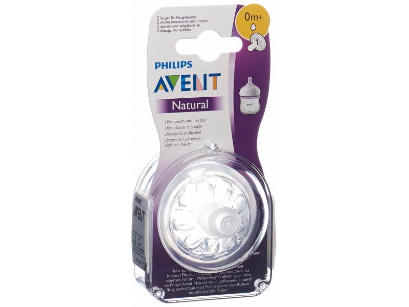 Avent Philips Natural Sauger 1 0 Monate 2 Stk