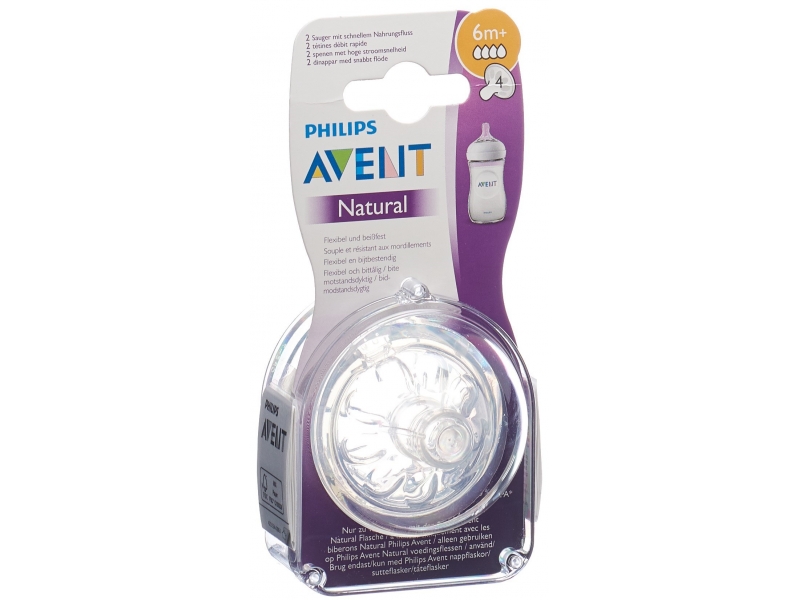 Avent Philips Natural Sauger 4 6 Monate 2 Stk