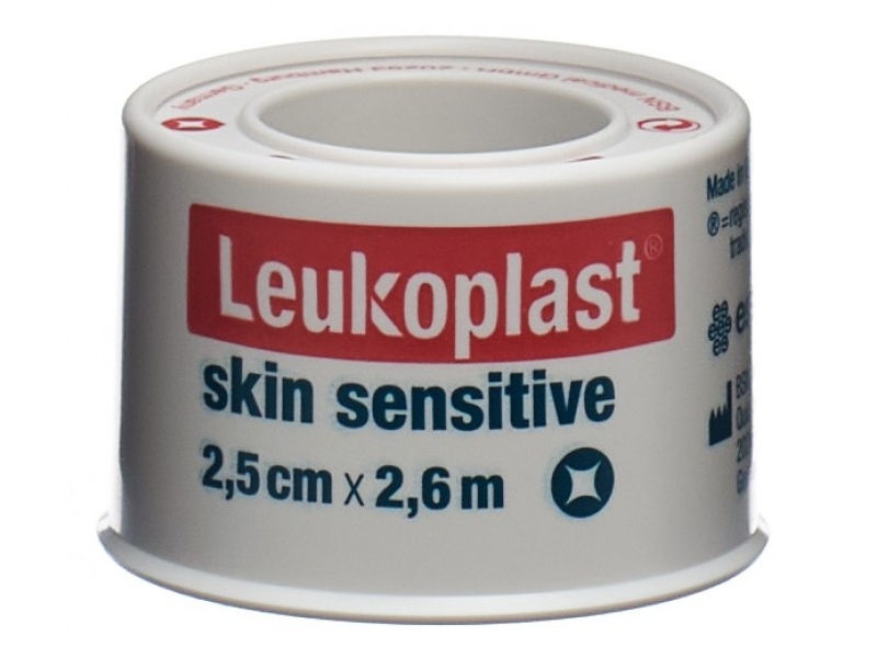 Leukoplast skin sensitive Silikon 2.5cmx2.6m Rolle