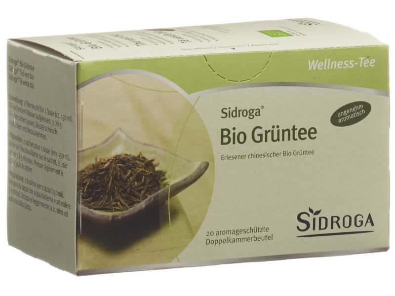 Sidroga Bio Grüntee Btl 20 Stk