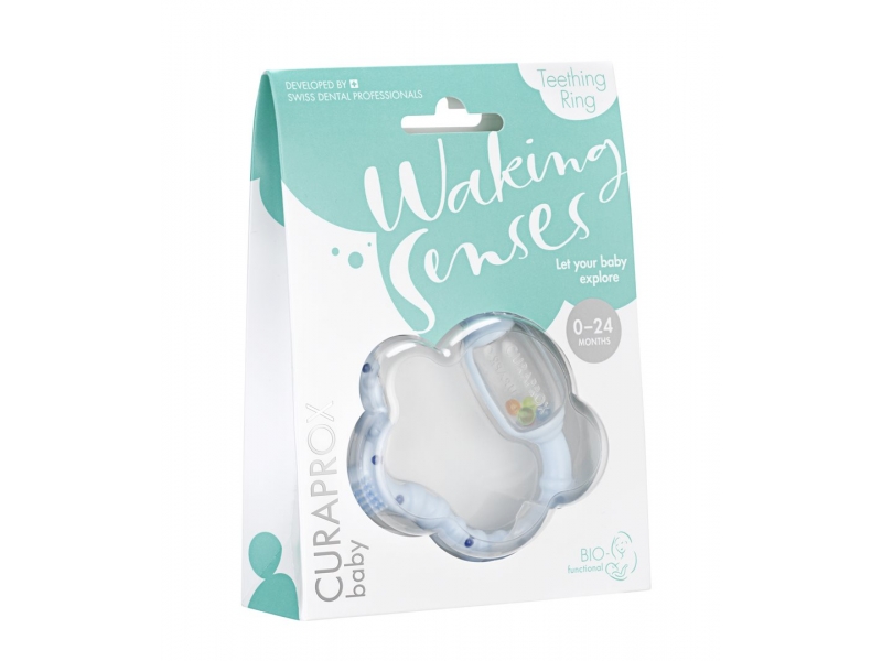 Curaprox baby Beissring blau