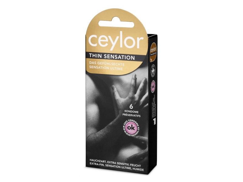 Ceylor Thin Sensation préservatif 6 pce