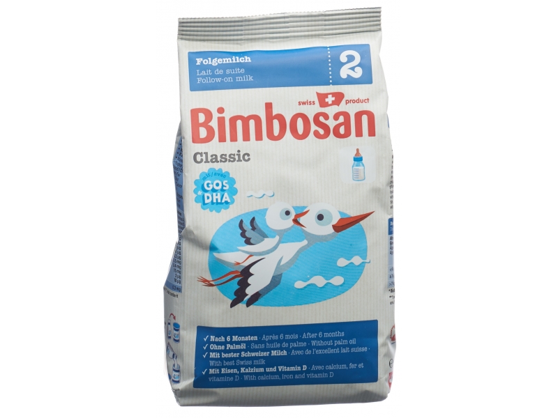 Bimbosan Classic 2 lait de suite recharge 400 g