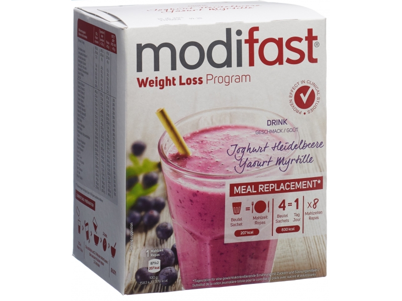 Modifast Programm drink yaourt myrtille 8 x 55 g