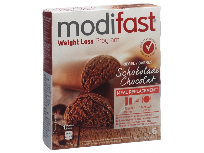 Modifast Programm barres chocolat 6 x 31 g