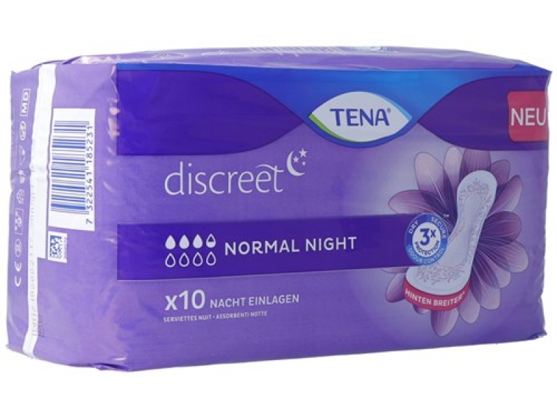 TENA discreet Normal Night 10 Stk