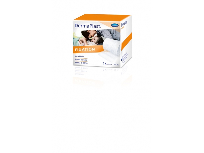 DermaPlast bande gaze lisière tissée 4cmx10m