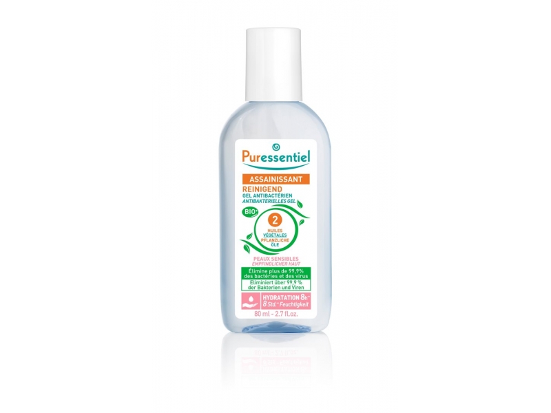 Puressentiel Gel reinigend antibakteriell Mandel empfindliche Haut Fl 80 ml